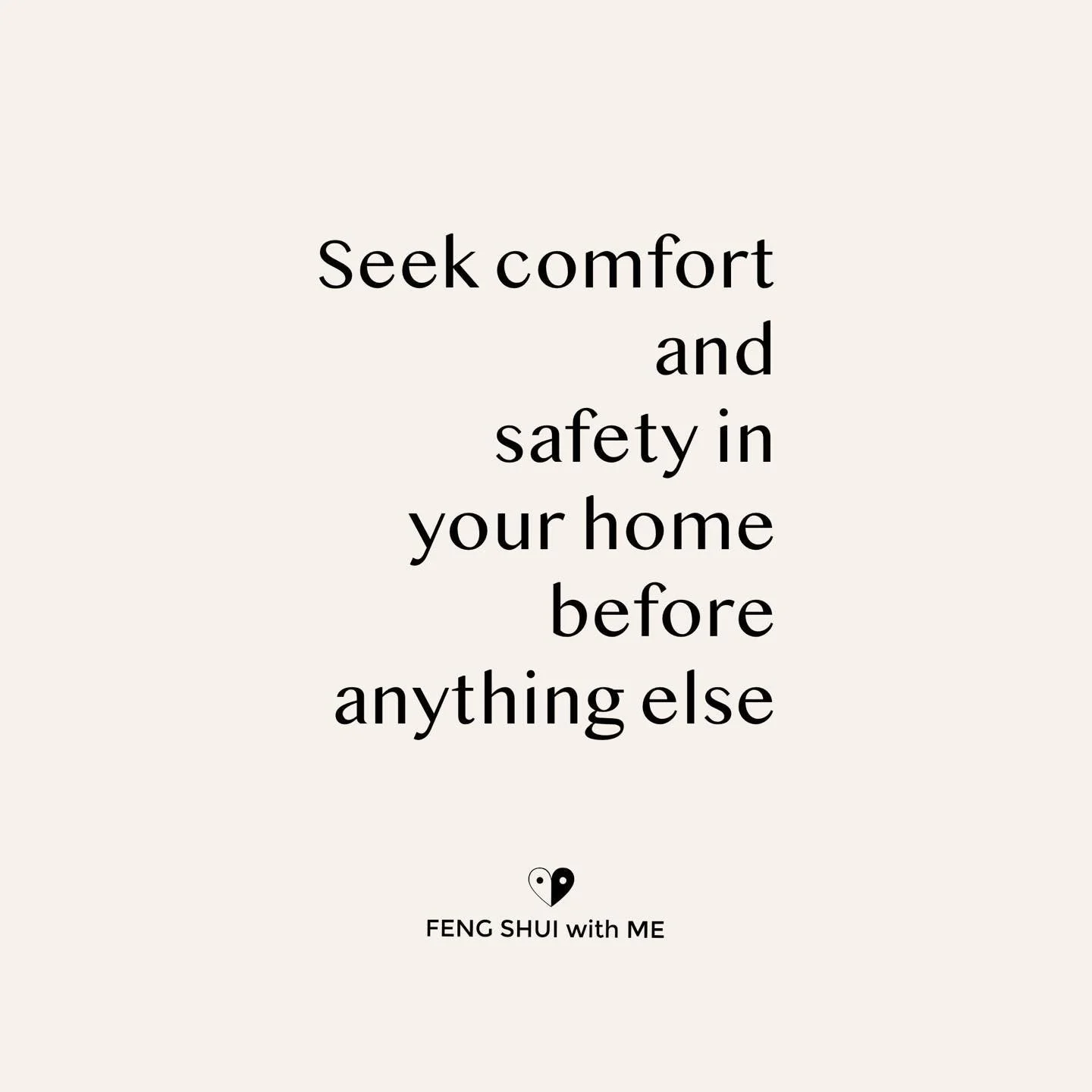 Safety and comfort should be pursued before anything else. While house hunting, I came upon a house where the backyard was on a golf course, specifically the driving range. The backyard was full of golf balls. What an unsafe place to put a home. I di