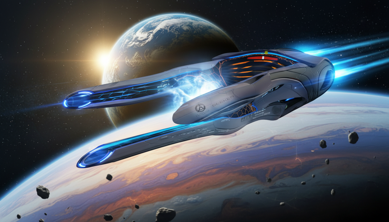 Firefly_Gemini Flash_generate multiple images of this spaceship 753105.png