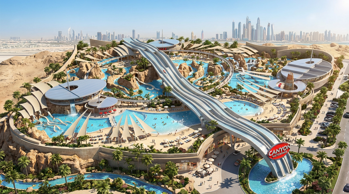 Firefly_Gemini Flash_Water Park in Dubai. Make photo realistic image 121678.png