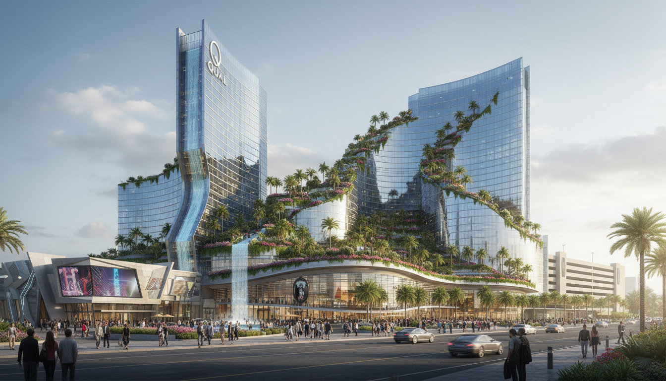 Firefly_Gemini Flash_modern casino resort. Make architectural rendering photo real.  991291.png
