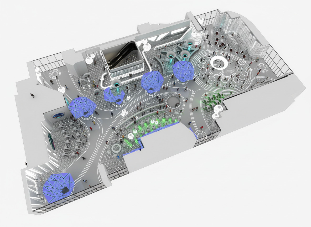 Firefly_Gemini Flash_create a dramatic photo real image of this esports gaming center birdseye view on whi 684655.png
