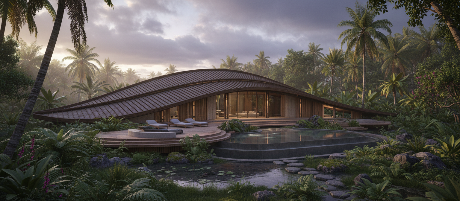 Firefly_Gemini Flash_Make a dramatic lush photo real image  of this island resort villa concept, wood, con 870347-2.png