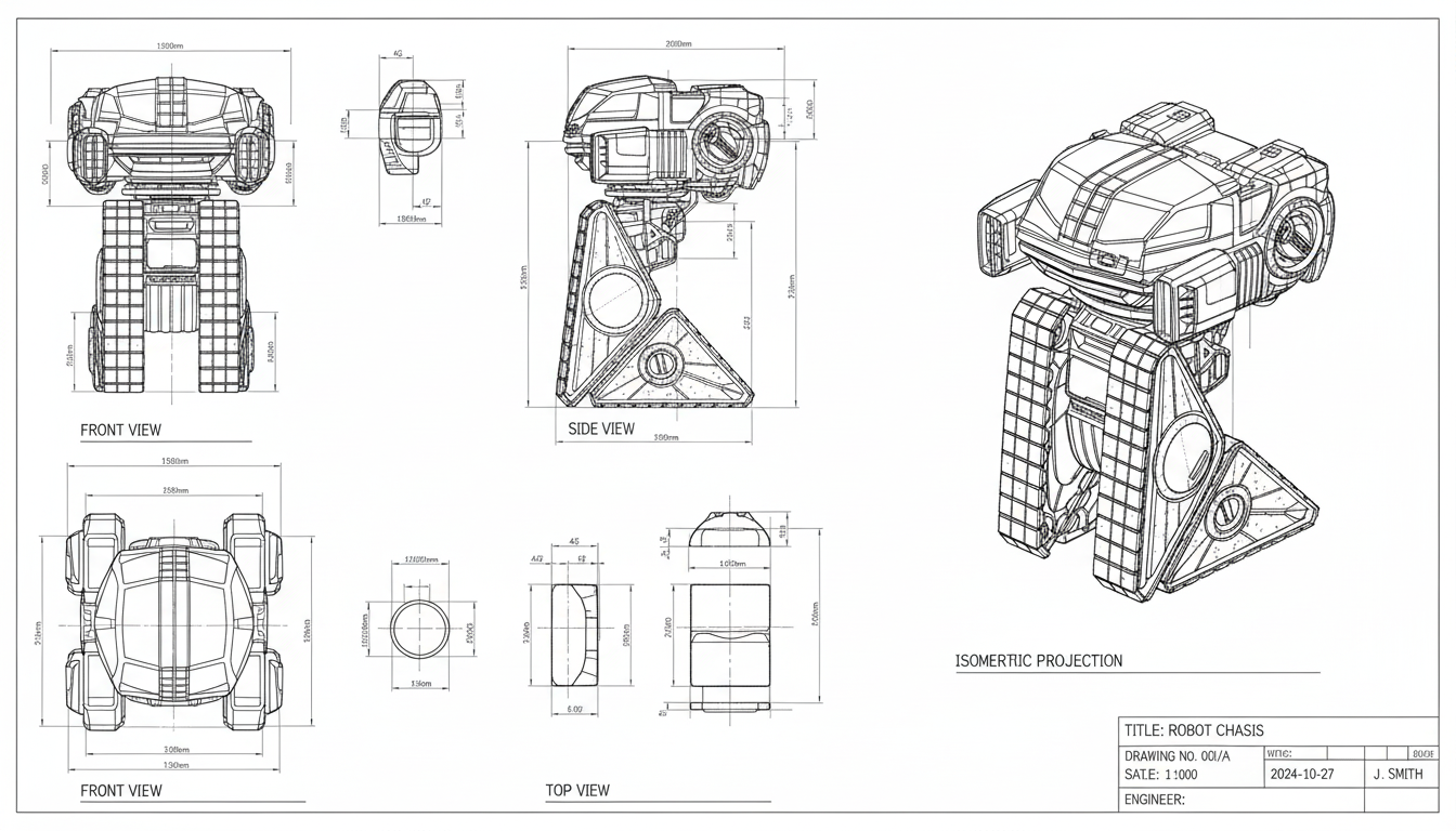 Firefly_make engineering drawing plans of this robot on white background. 73911.png