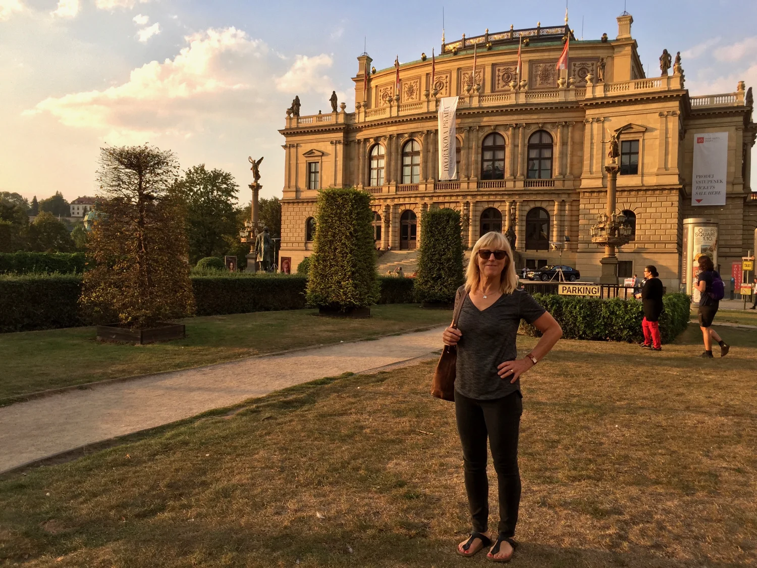 Cathy Shields in Prague