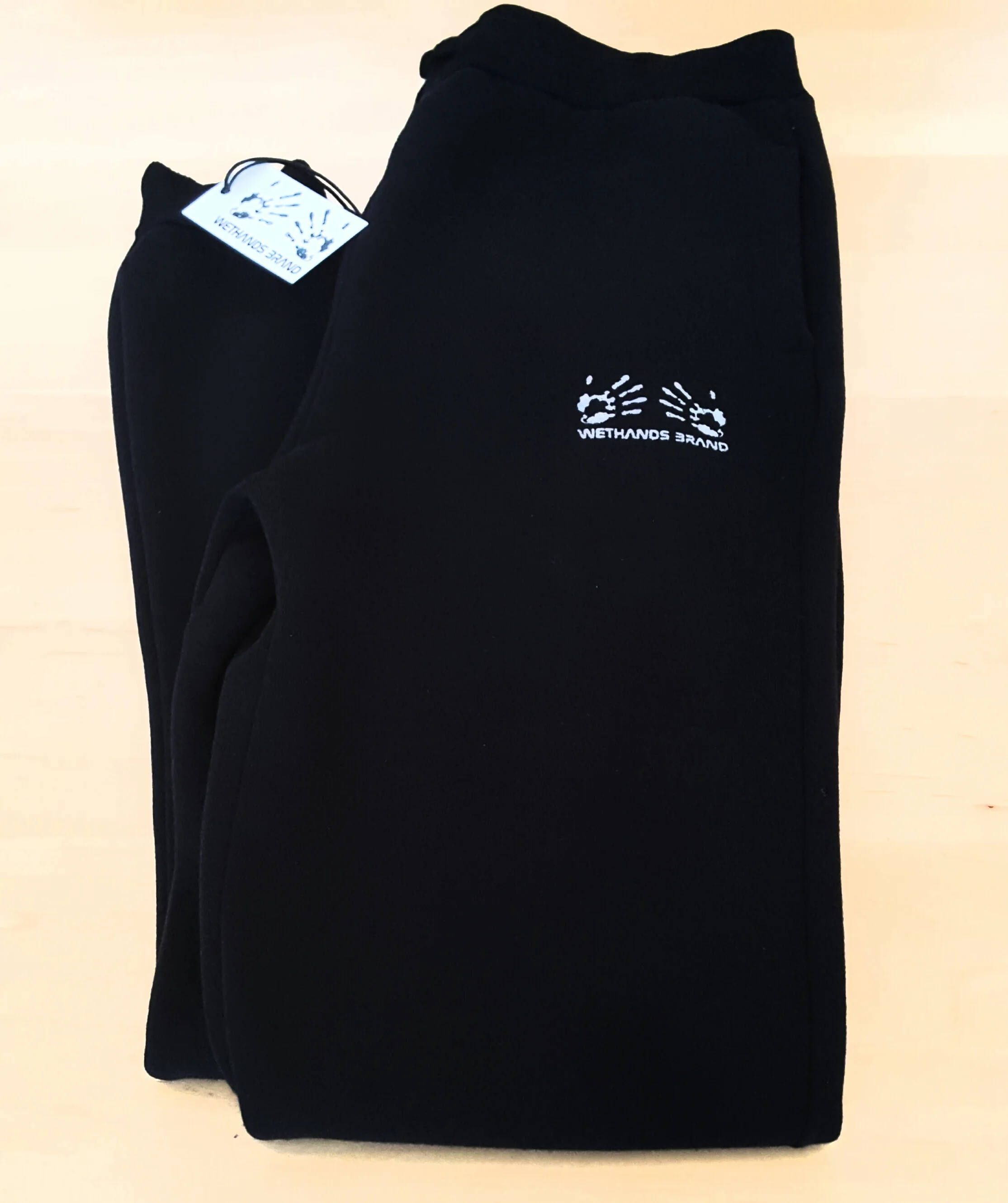 WETHANDS BRAND LOGO COMFORT BOTTOMS BLACK
