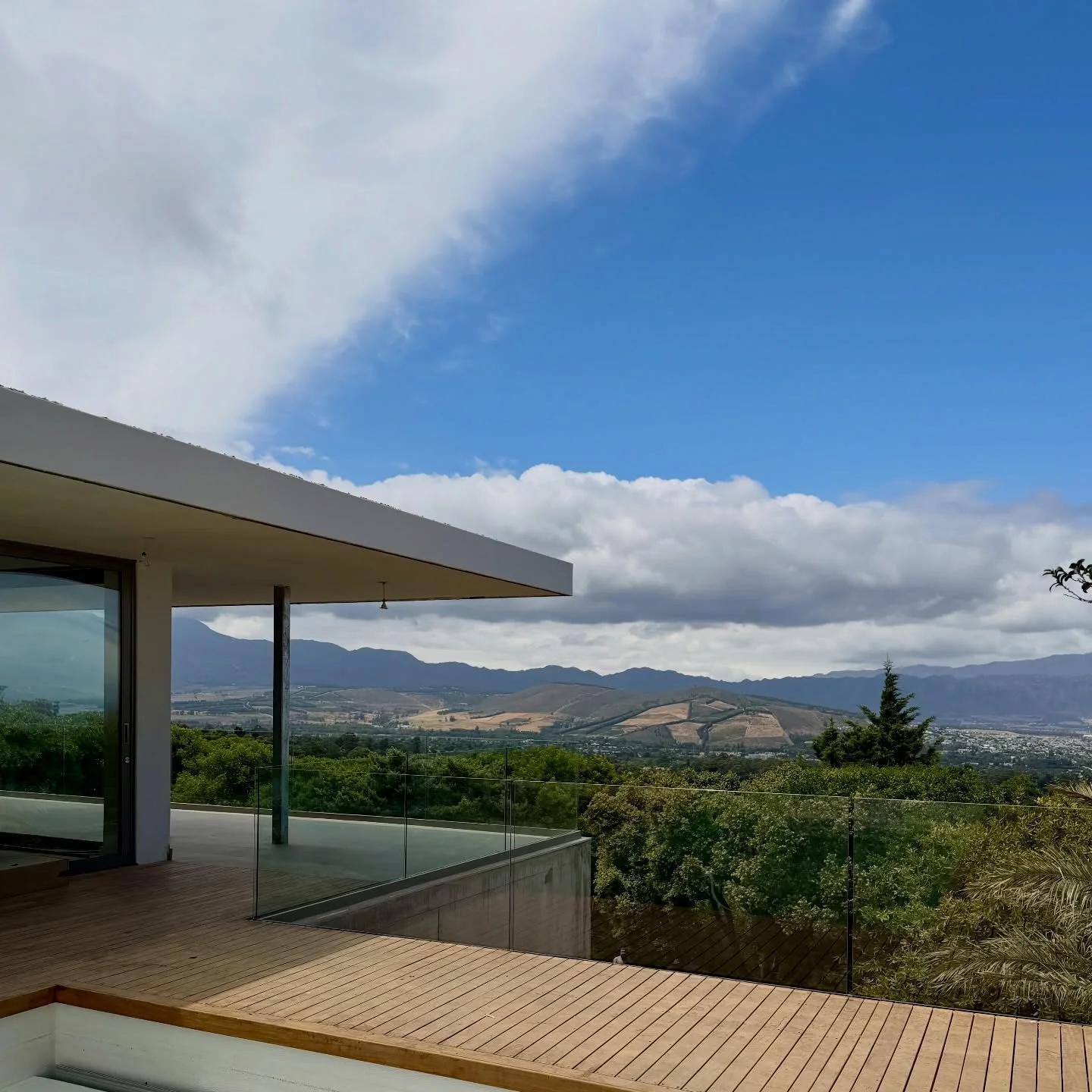 Our latest quintessential smart-home taking shape. Took a moment to enjoy the view. More updates to follow.