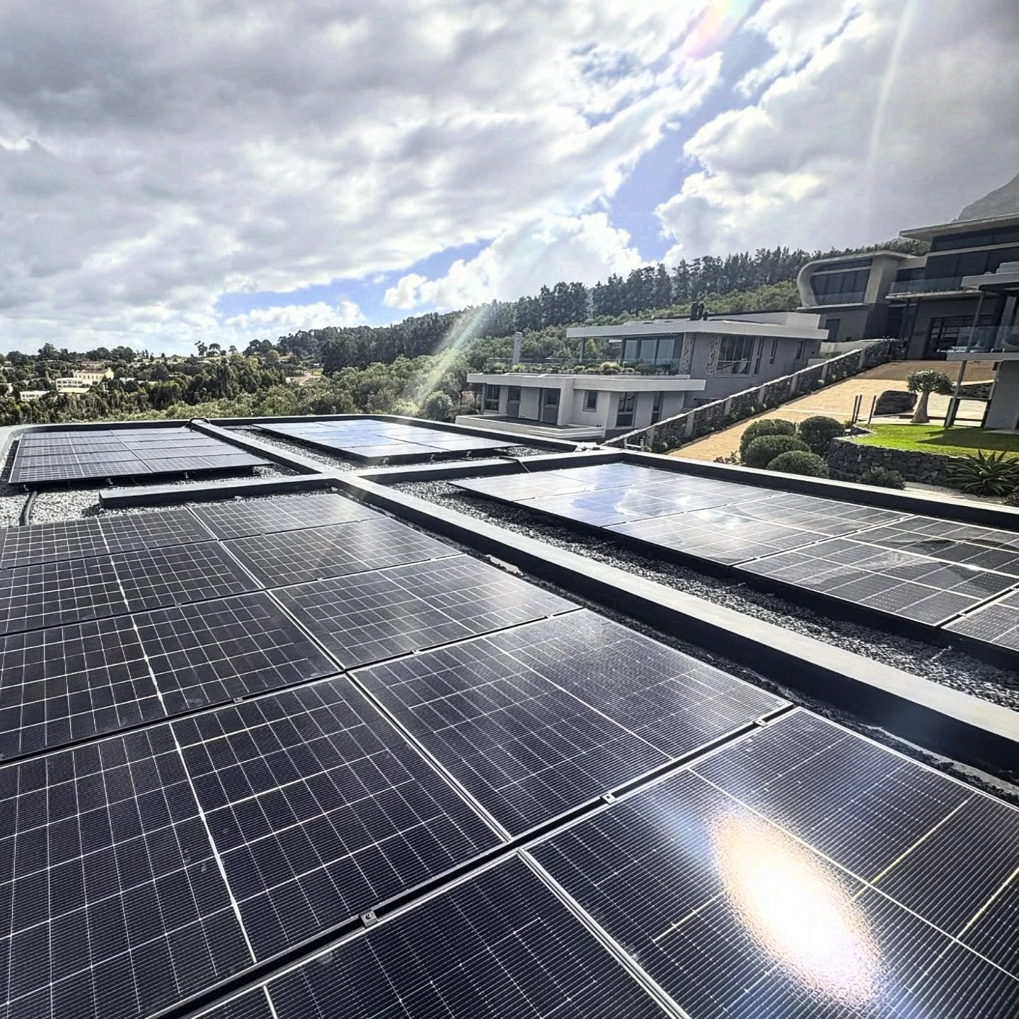Powering smarter living in Cape Town.

Our latest solar PV installation is up and running&mdash;expertly designed, installed, and programmed for maximum efficiency and seamless performance (whilst sticking to HOA regulations). This home is now equipp