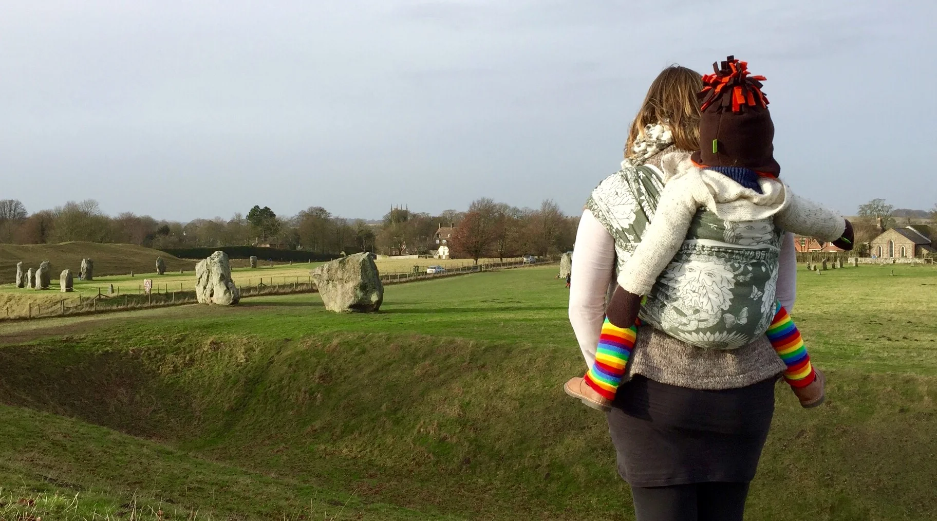 Winter Solstice at Avebury with Baie's Oak & Holly King