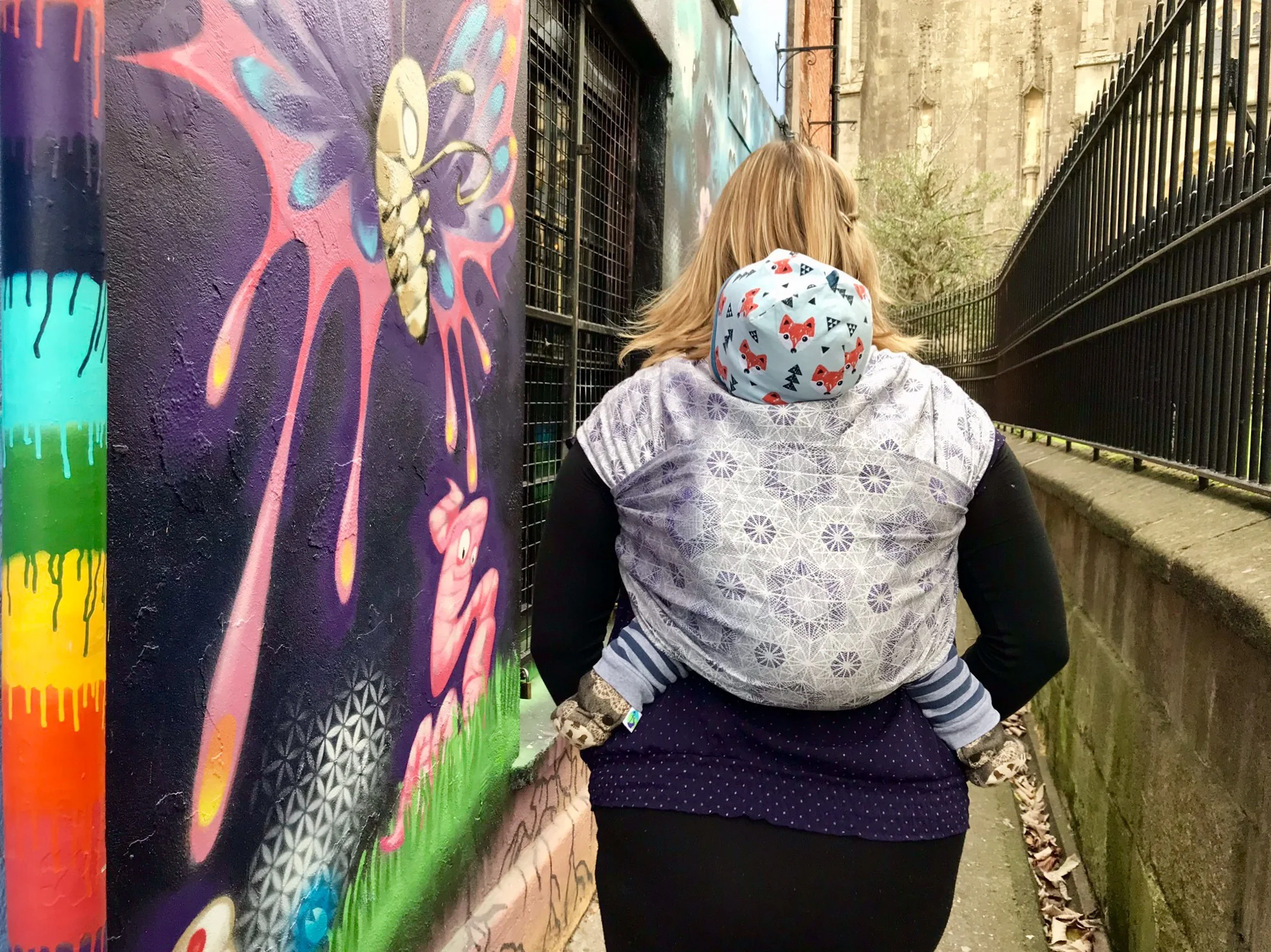 Oscha Nano Lavender Prototype Woven Baby Wrap 