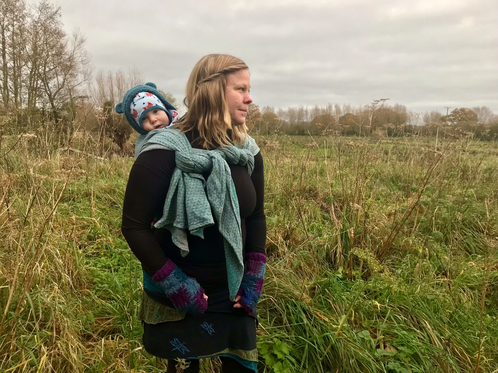 Bébé Sachi Rebung Erinite handwoven baby wrap
