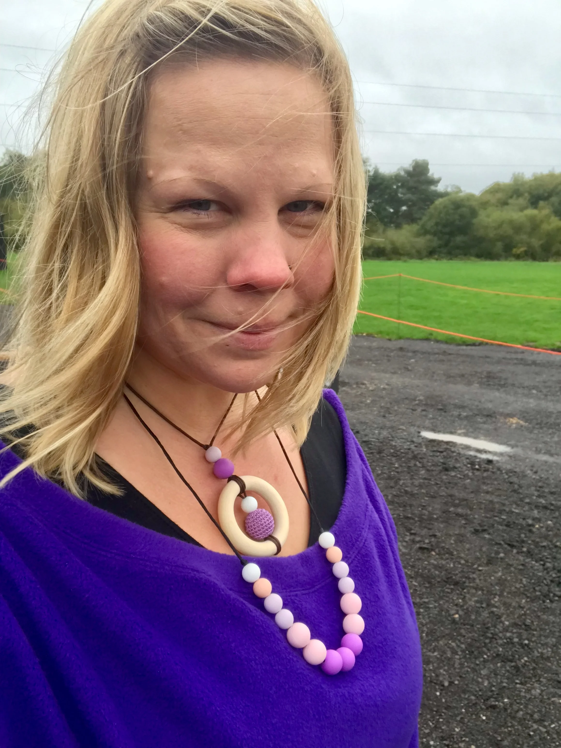 Coastal Path Creations Babywearing & Teething Jewellery with Loved Garms Babywearing Fleece