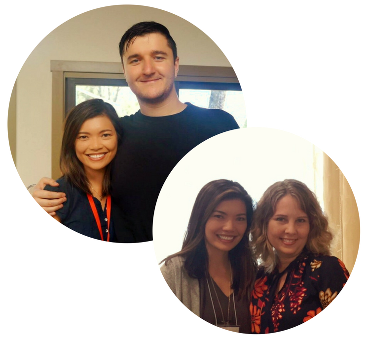 With some of my favorite mentors, Mastin Kipp and Summer McStravick