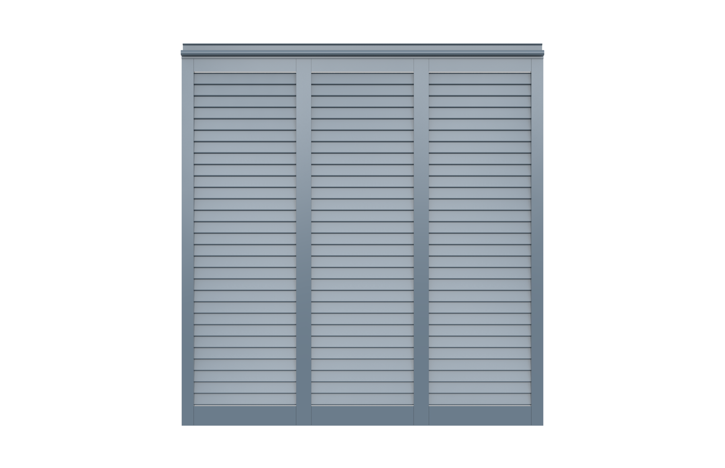 Privacy Bahama with 2 Vertical Mullions option