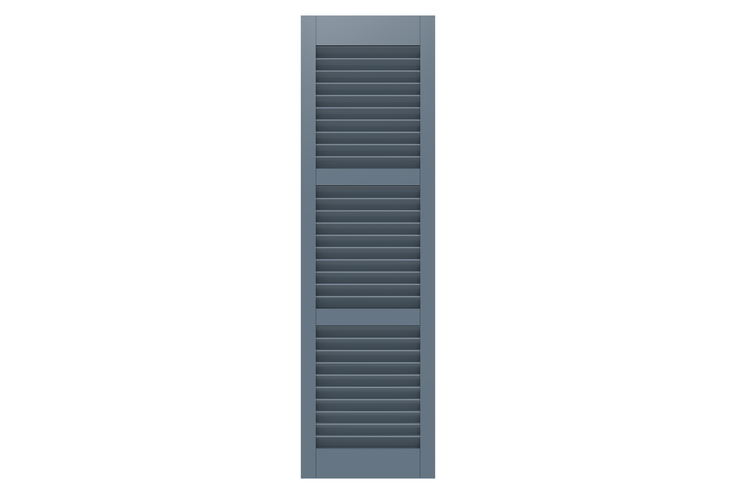 Deep South Tri-Panel Louver (equal)