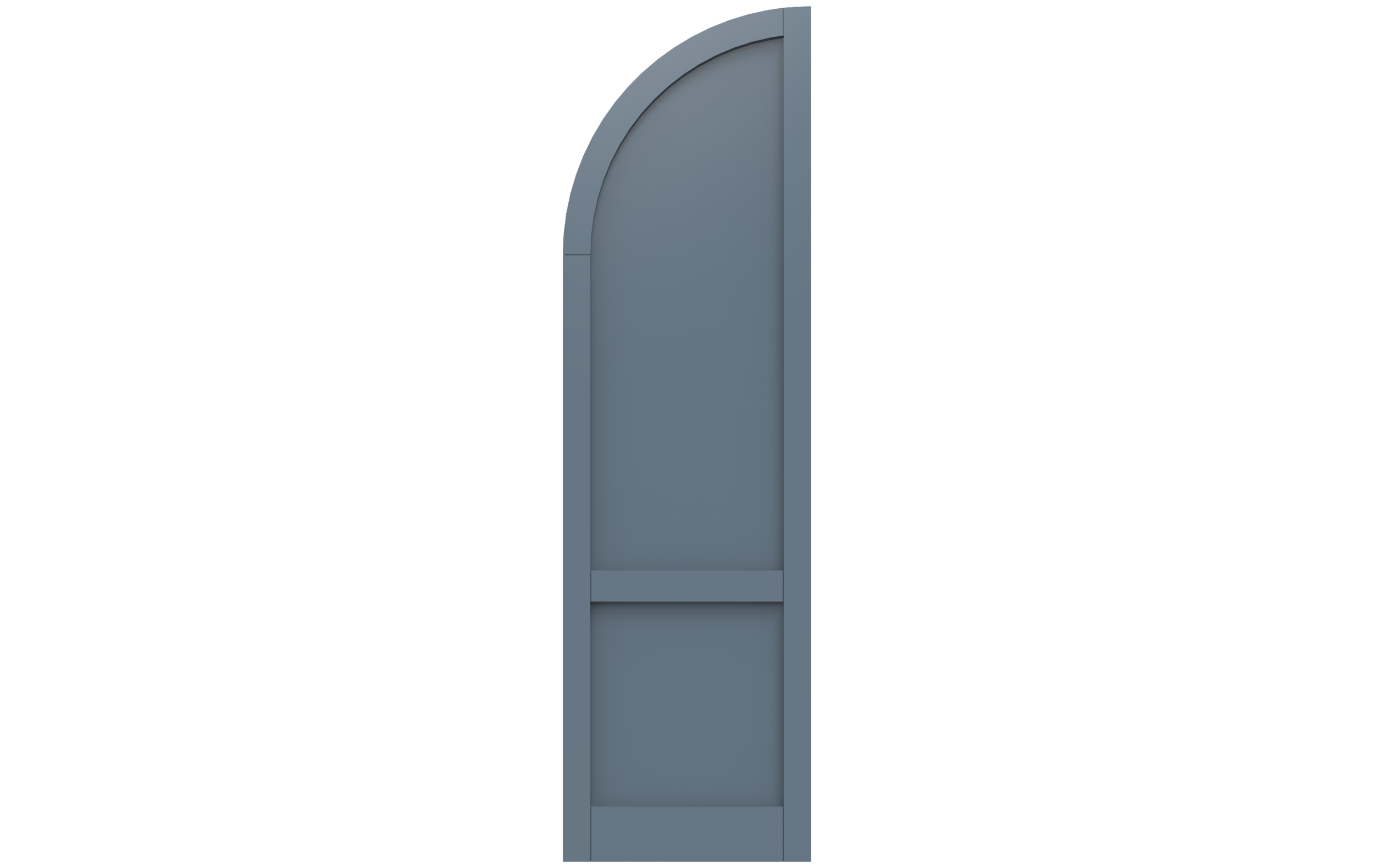 Deep South Arch Top Recessed Flat Panel