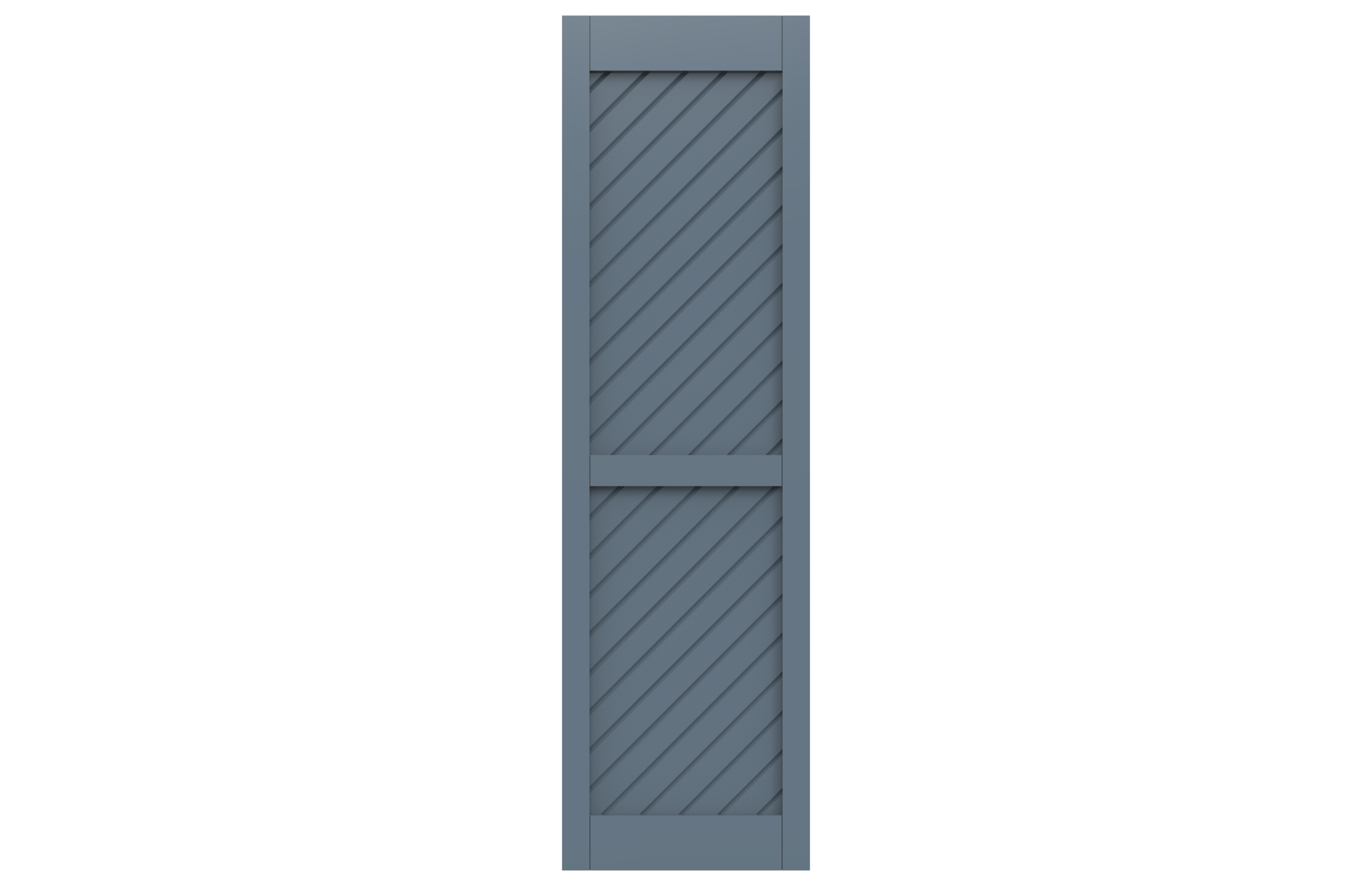Deep South Framed Diagonal Board Panel