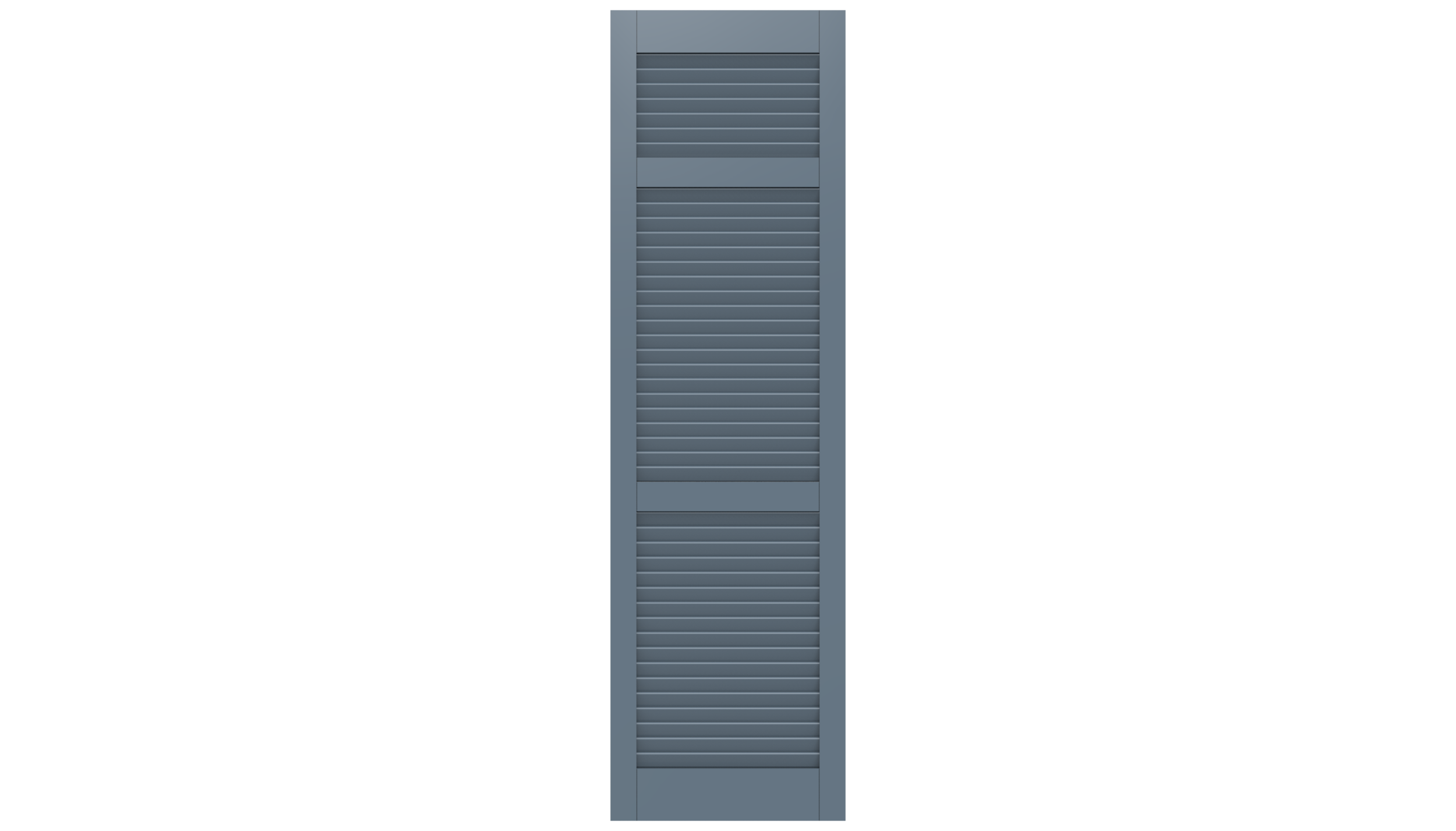 E-Class Tri-Panel Louver (20-40-40)