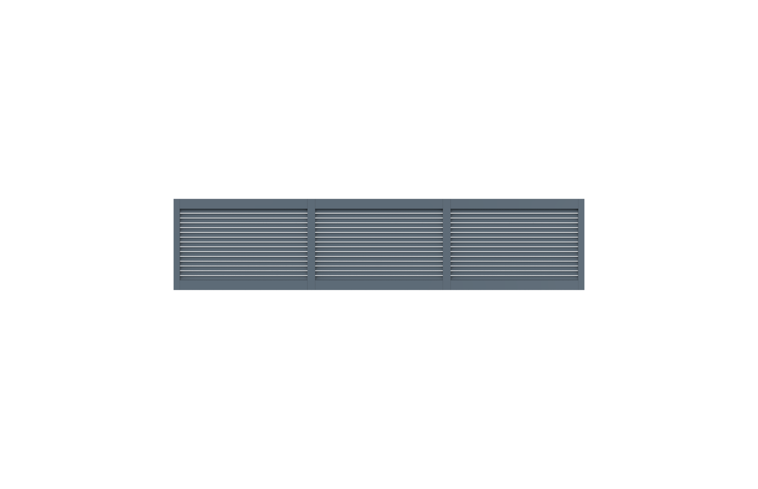Classic Spandrel with 2 Vertical Mullions