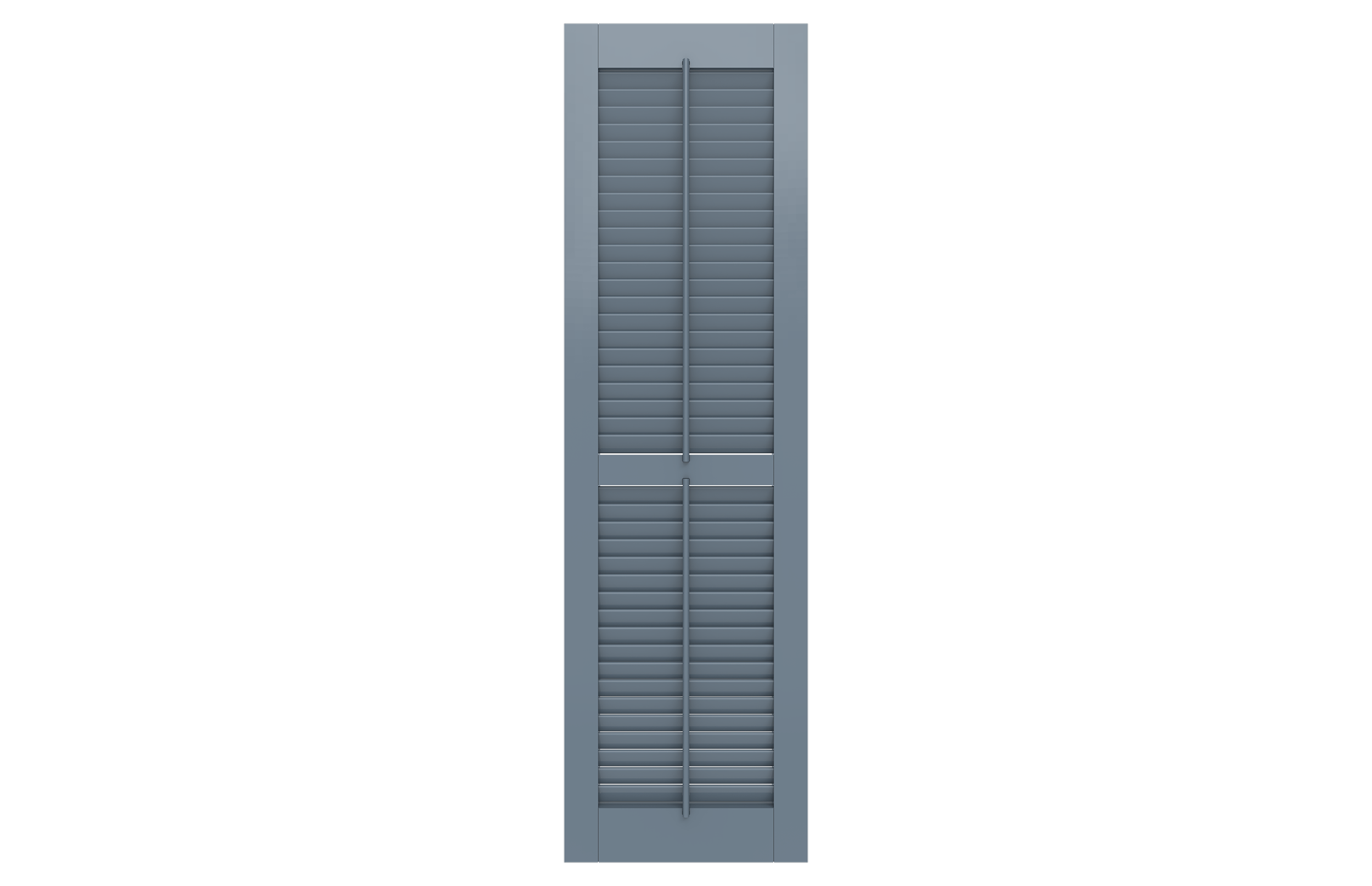 Classic Louver with Decorative Tilt Rod