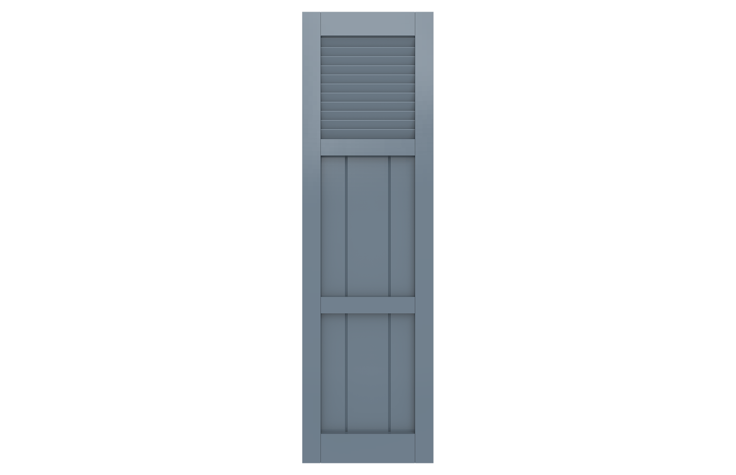 Classic Combination with Louver & Framed Board (30-35-35)