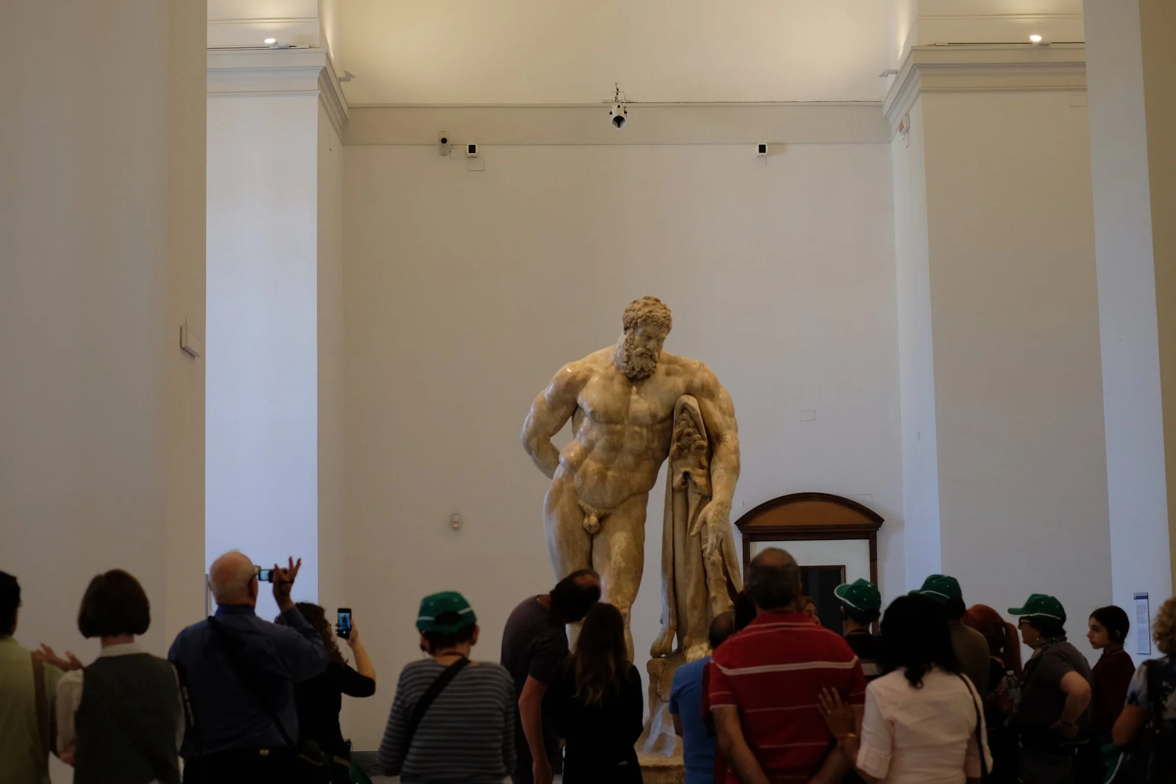 The giant Hercules at rest at the ground floor.