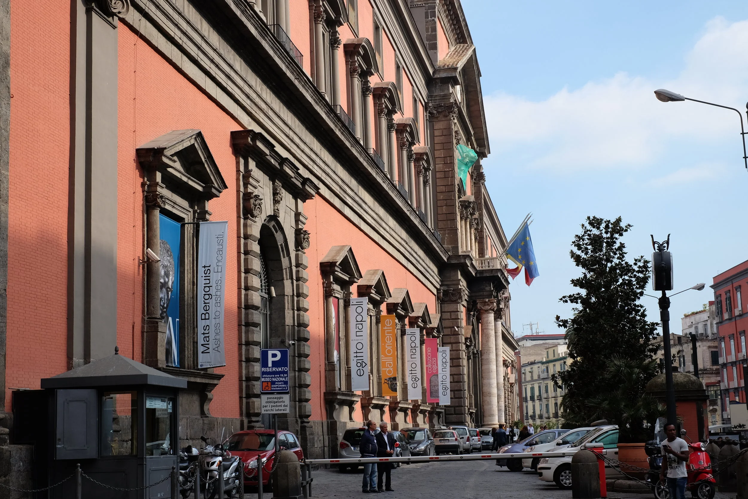 The entrance of the museum