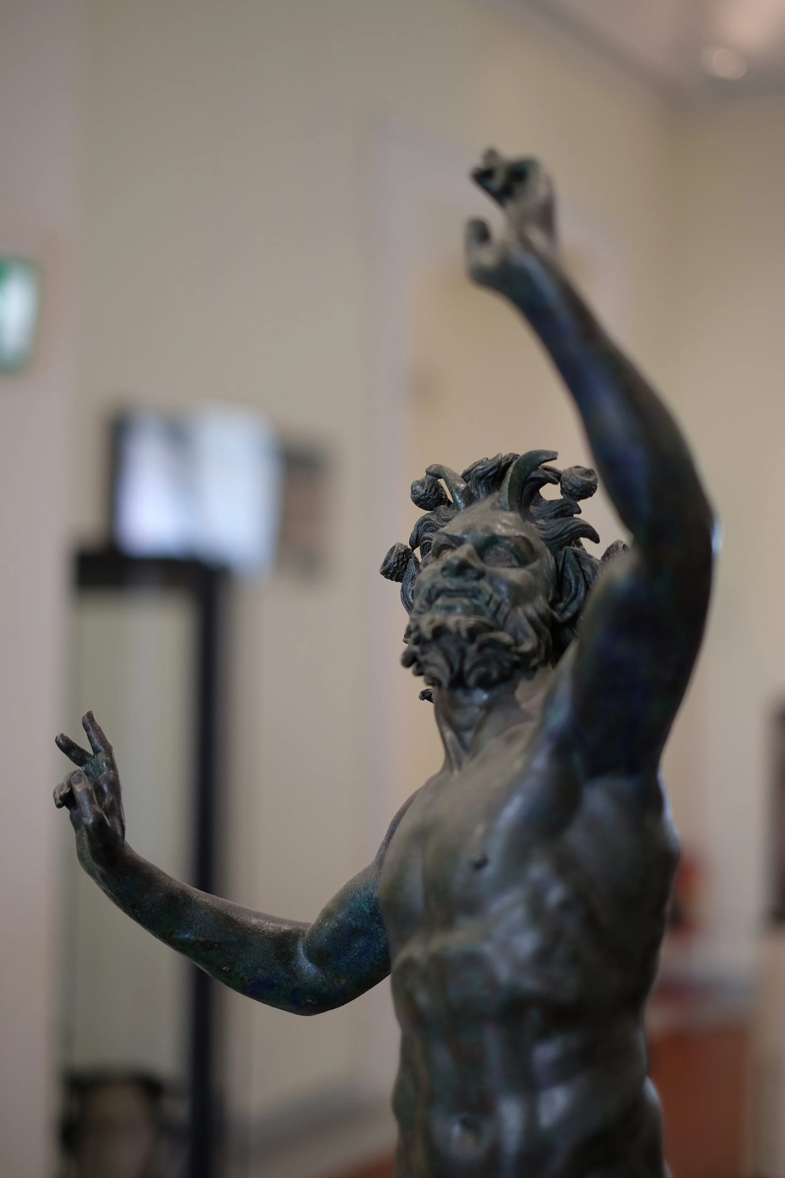 The original statue from the House of the Faun in Pompeii.