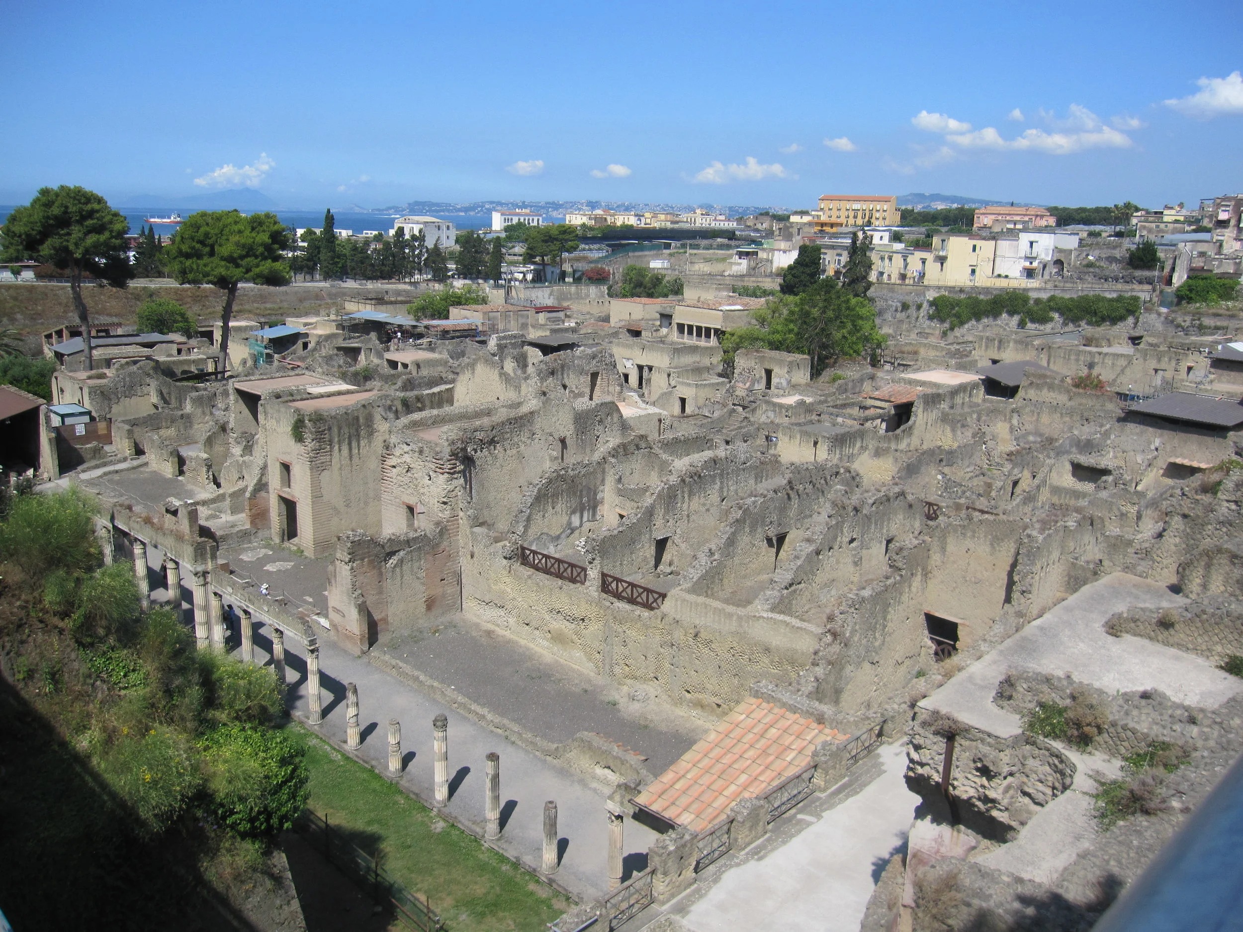 The old city under the new.