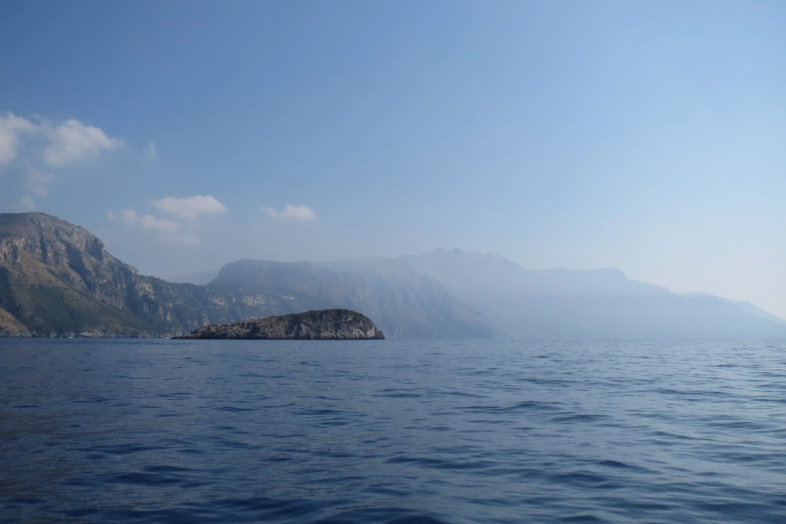 The amazing coastline of the Sorrentine Peninsula.