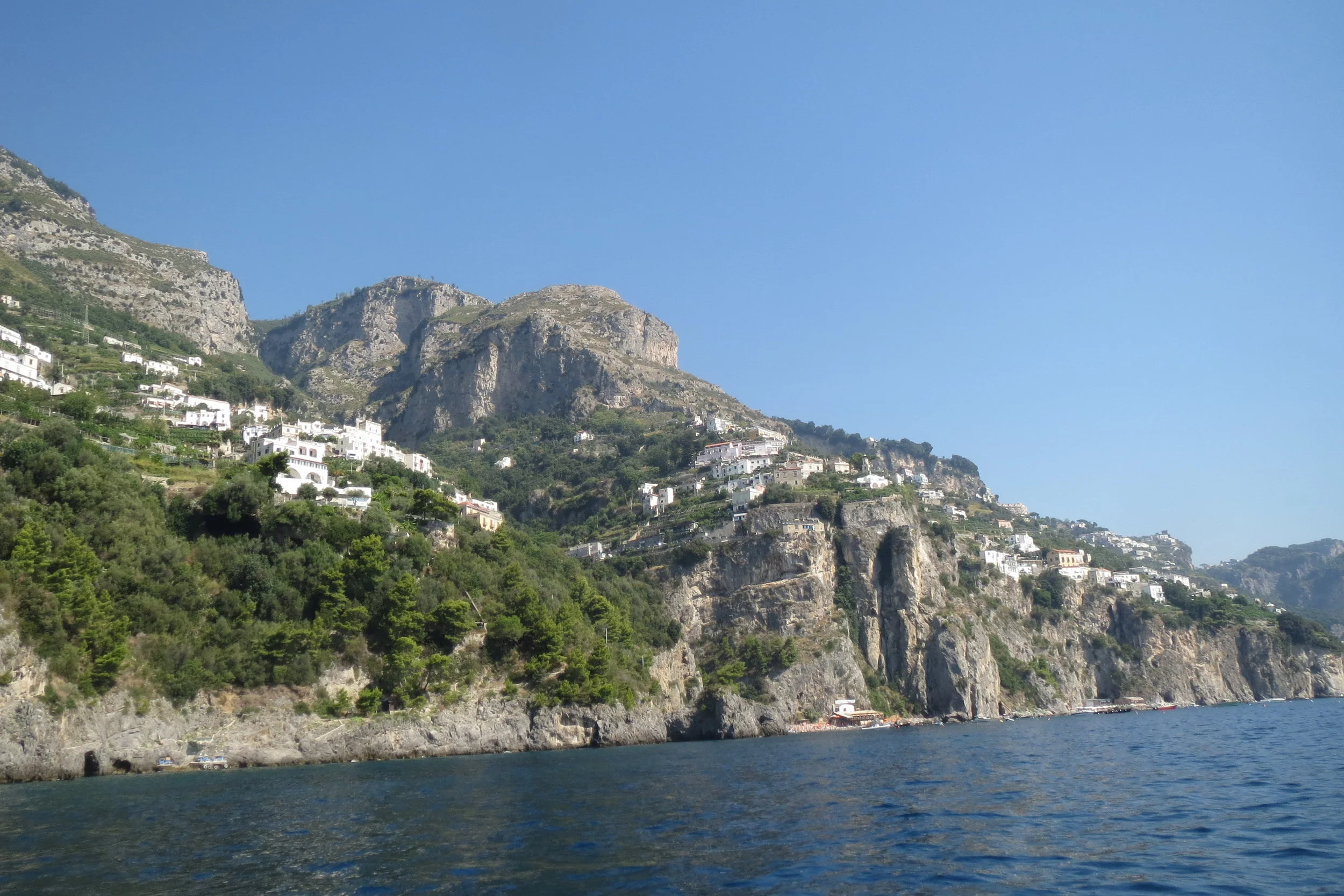 The charming features of the Amalfi coast.
