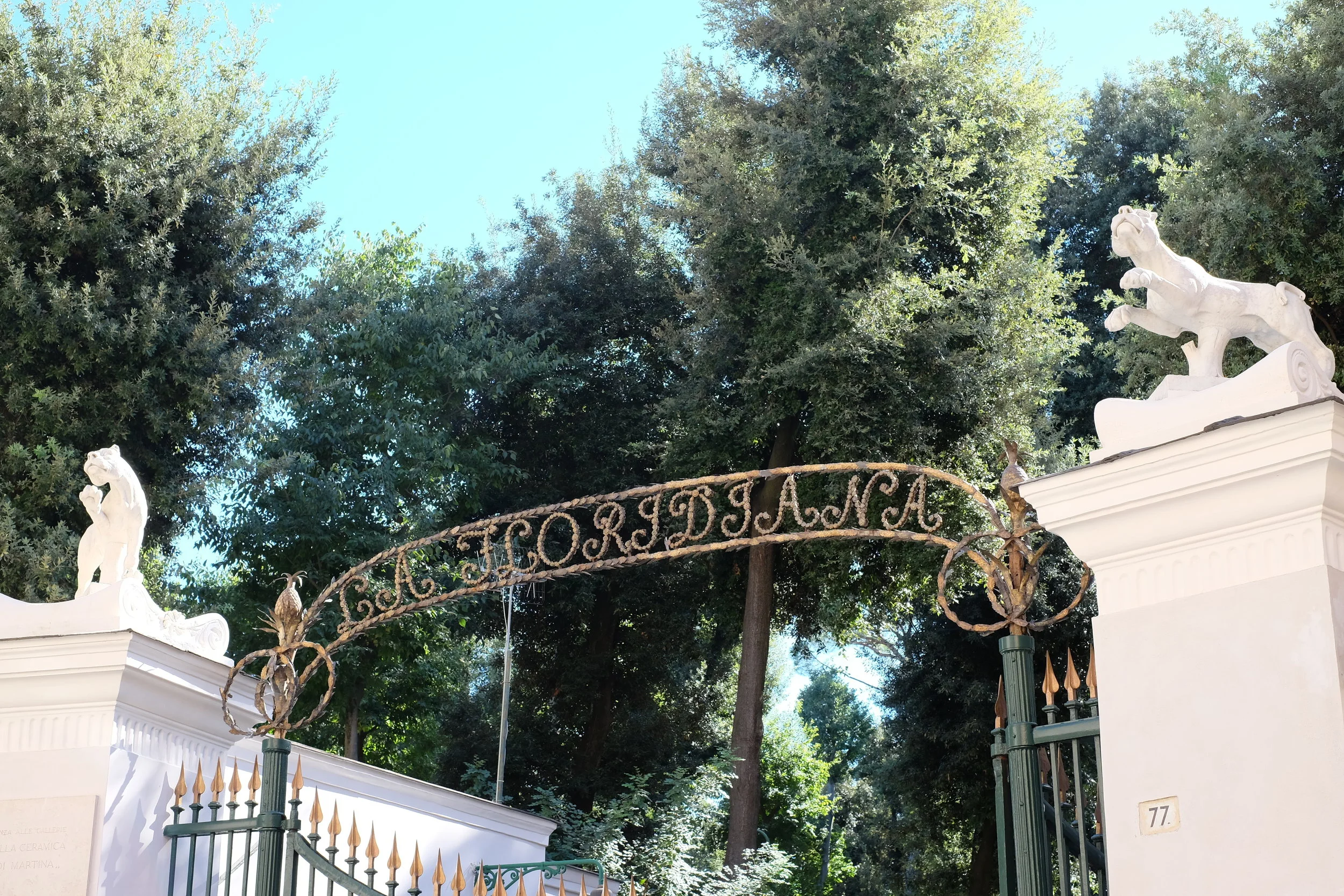 Welcome to the Villa Floridiana.