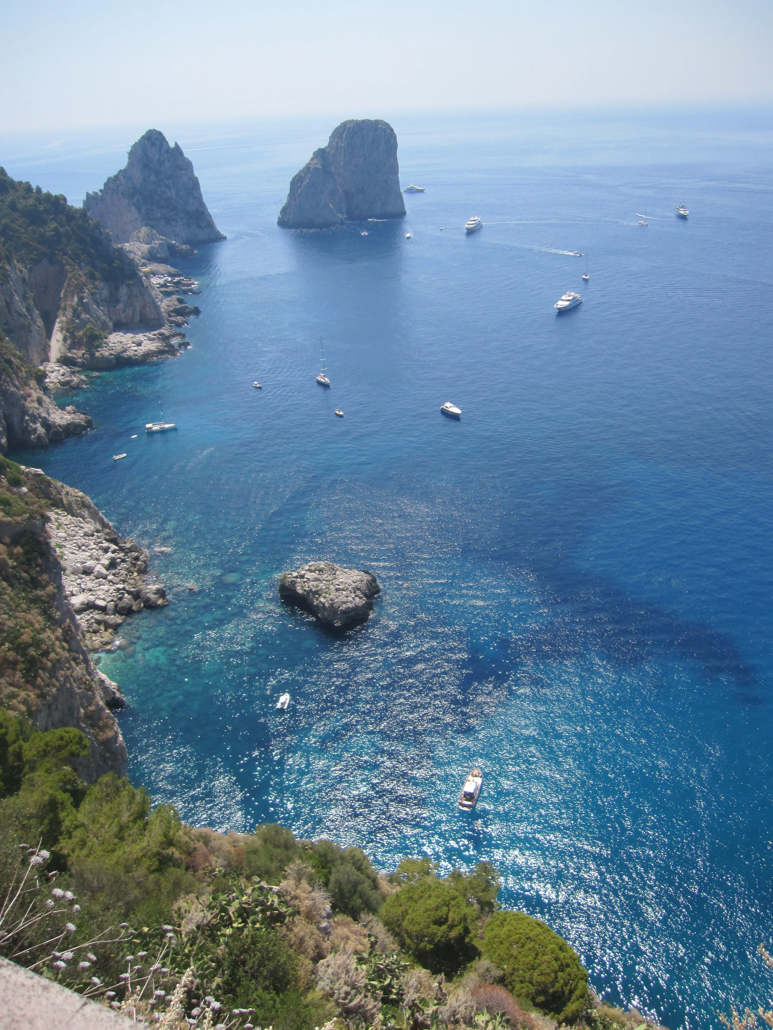 View from I Faraglioni.