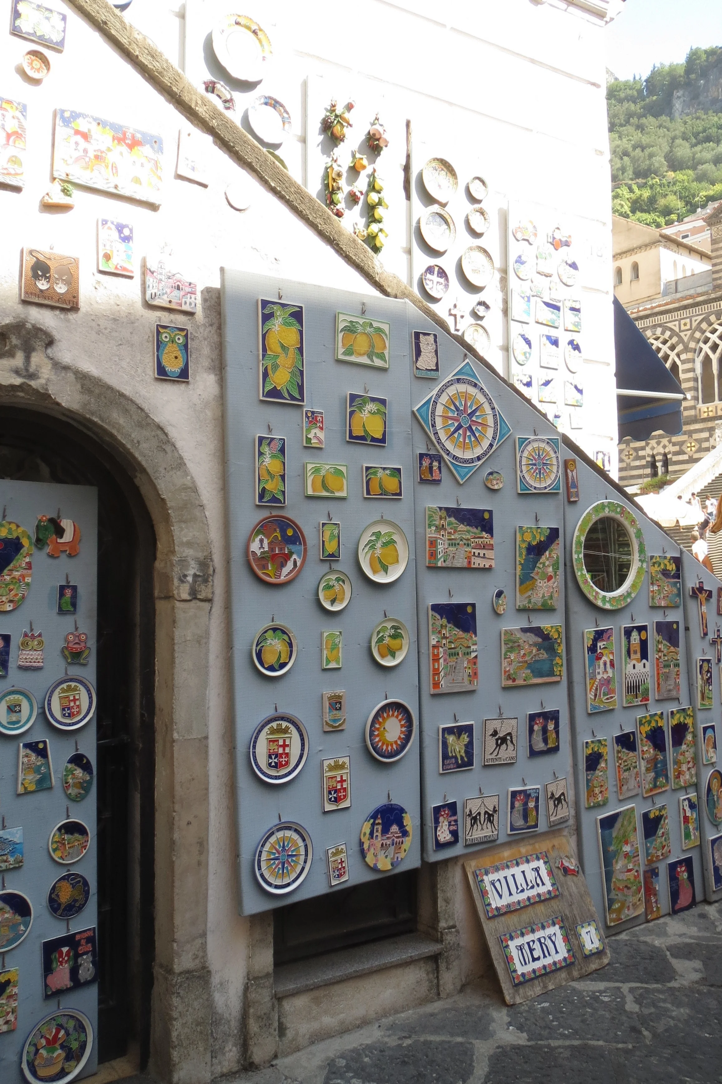 Typical Amalfi ceramics.