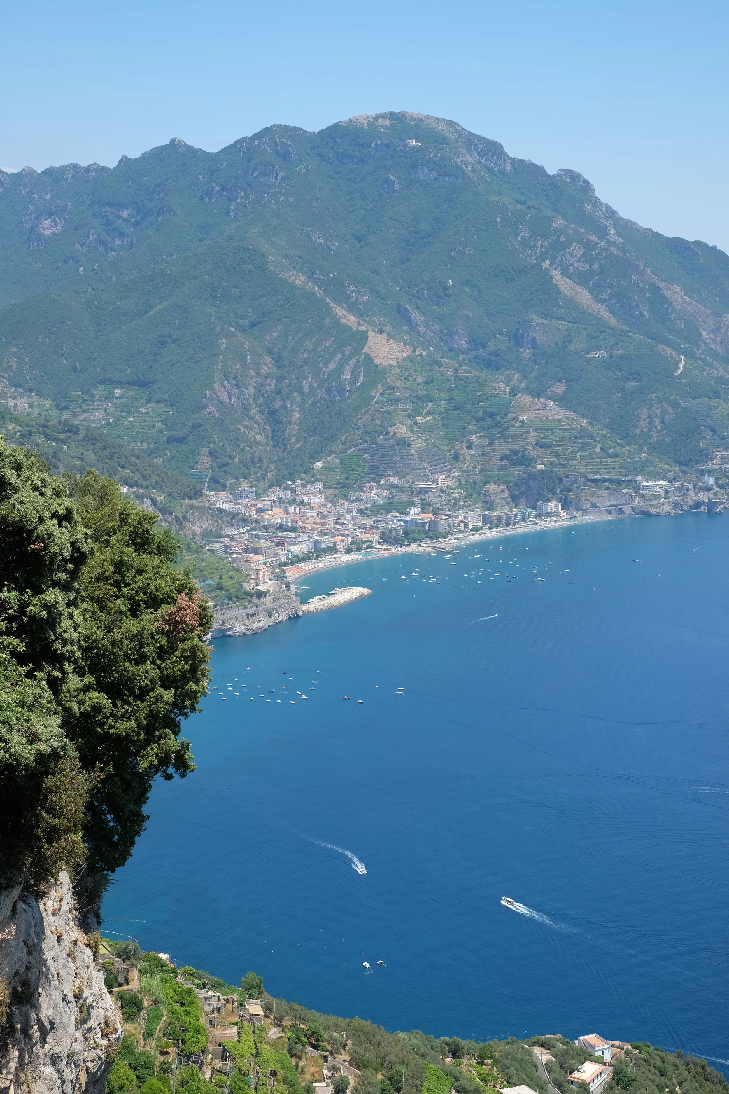 The beautiful view of Minori from Ravello.