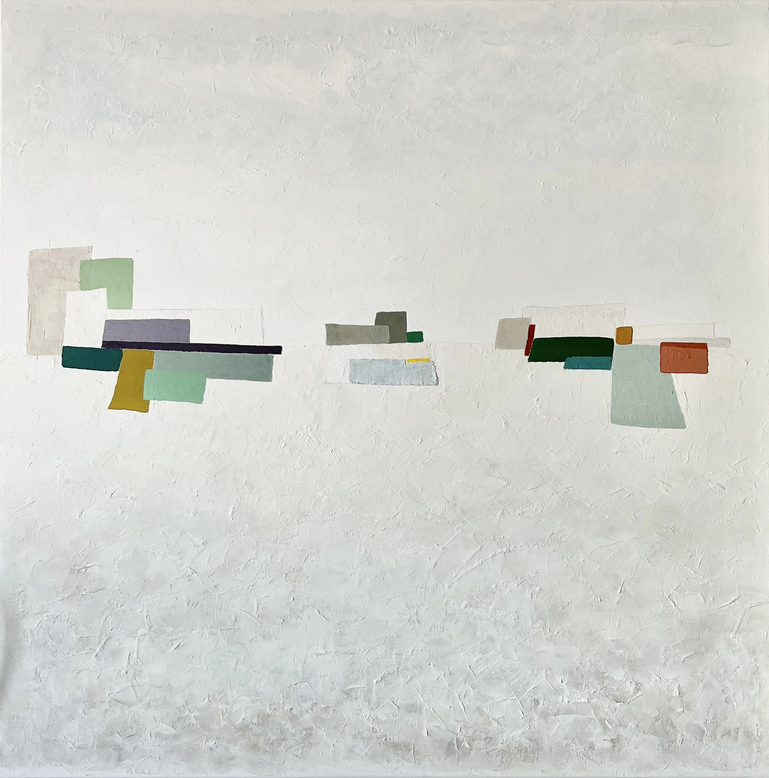 SOLD  40x40 Impasto Acrylic on Canvas Frame