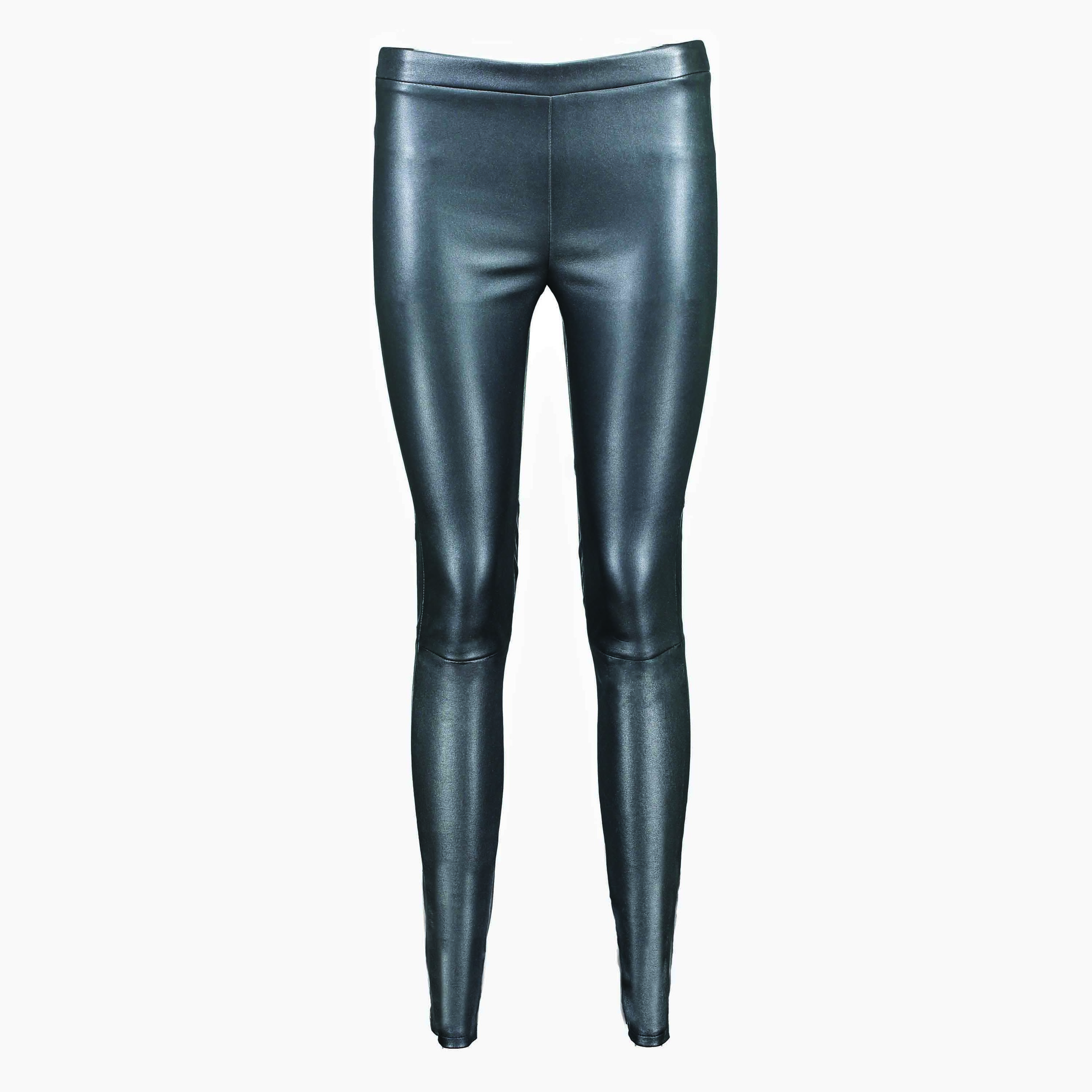 leather leggings in store