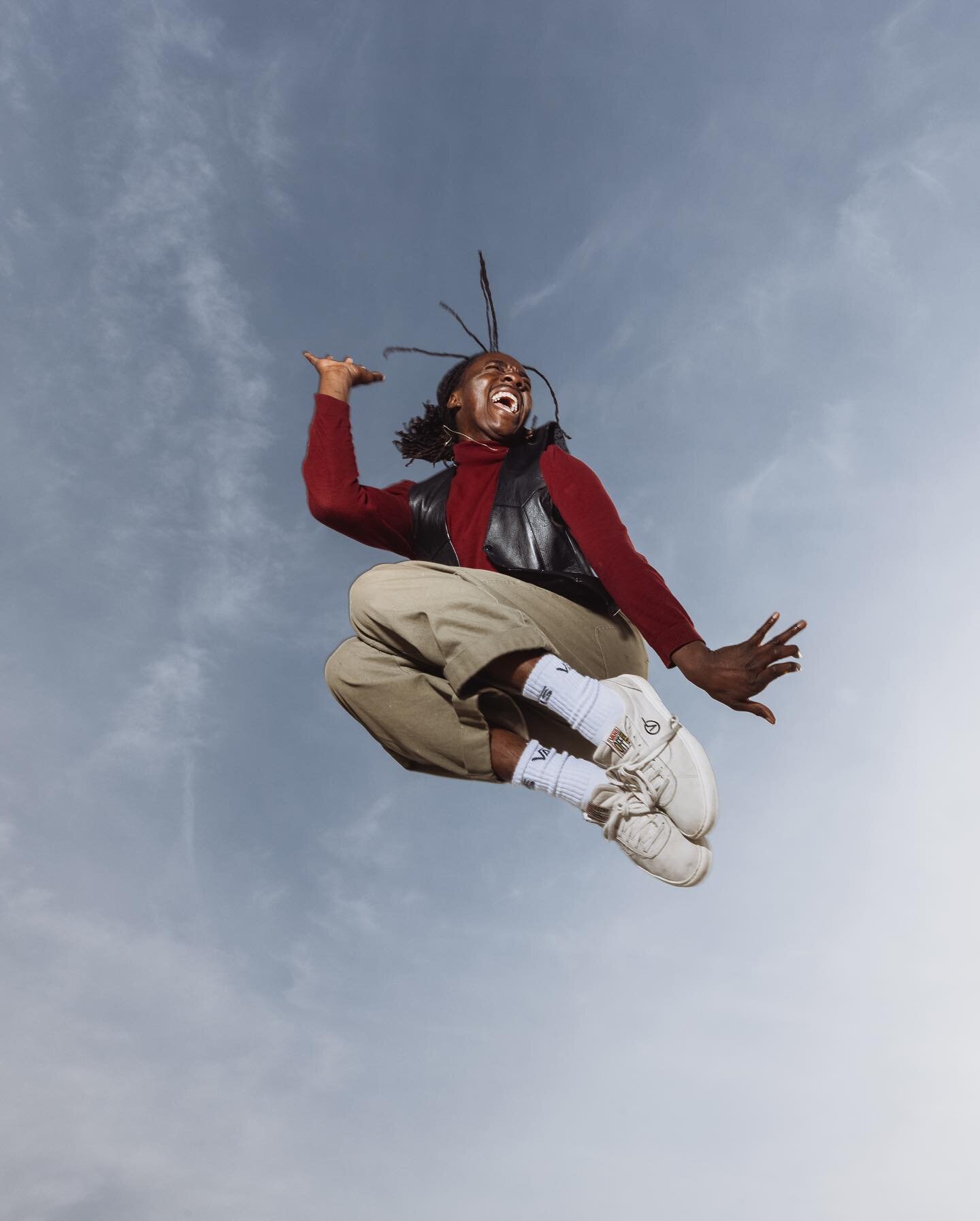 Fly high with @ricwilsonisme, LIVE on WECB&rsquo;s YouTube Sunday, April 18 at 8 PM EST! With special opener @spacecade7s ! 

ALT TEXT:

1st image- Ric Wilson (wearing a black vest, red turtleneck sweater, cuffed khakis, and white sneakers) smiling as he jumps in the air

2nd image- Close-up of Ric Wilson&rsquo;s face

3rd image- Ric Wilson (wearing same outfit as in first image) looking at camera as he jumps in the air, his arms and legs both extended out and wide