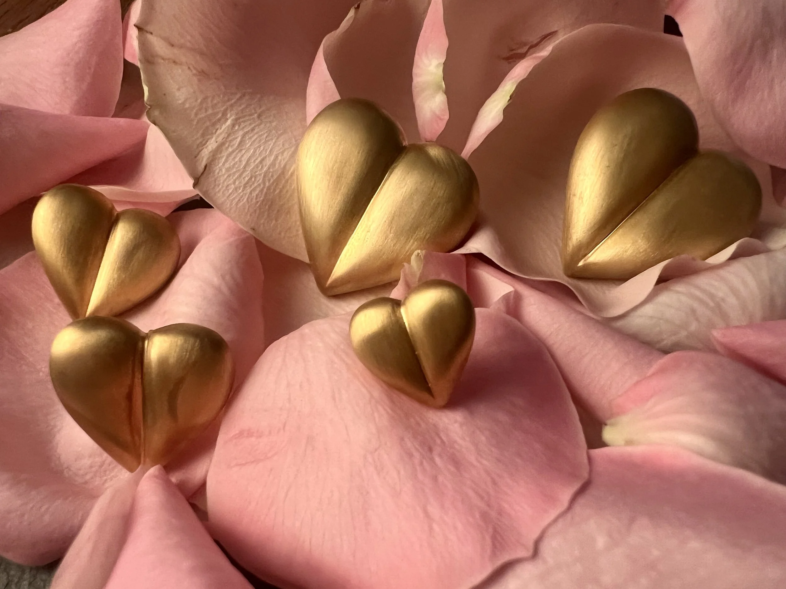 Je T'aime Heart Earrings