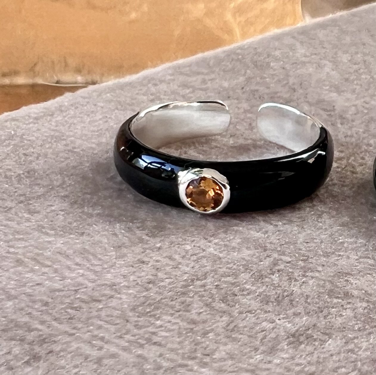 Midnight Mimosa Ring Cuff