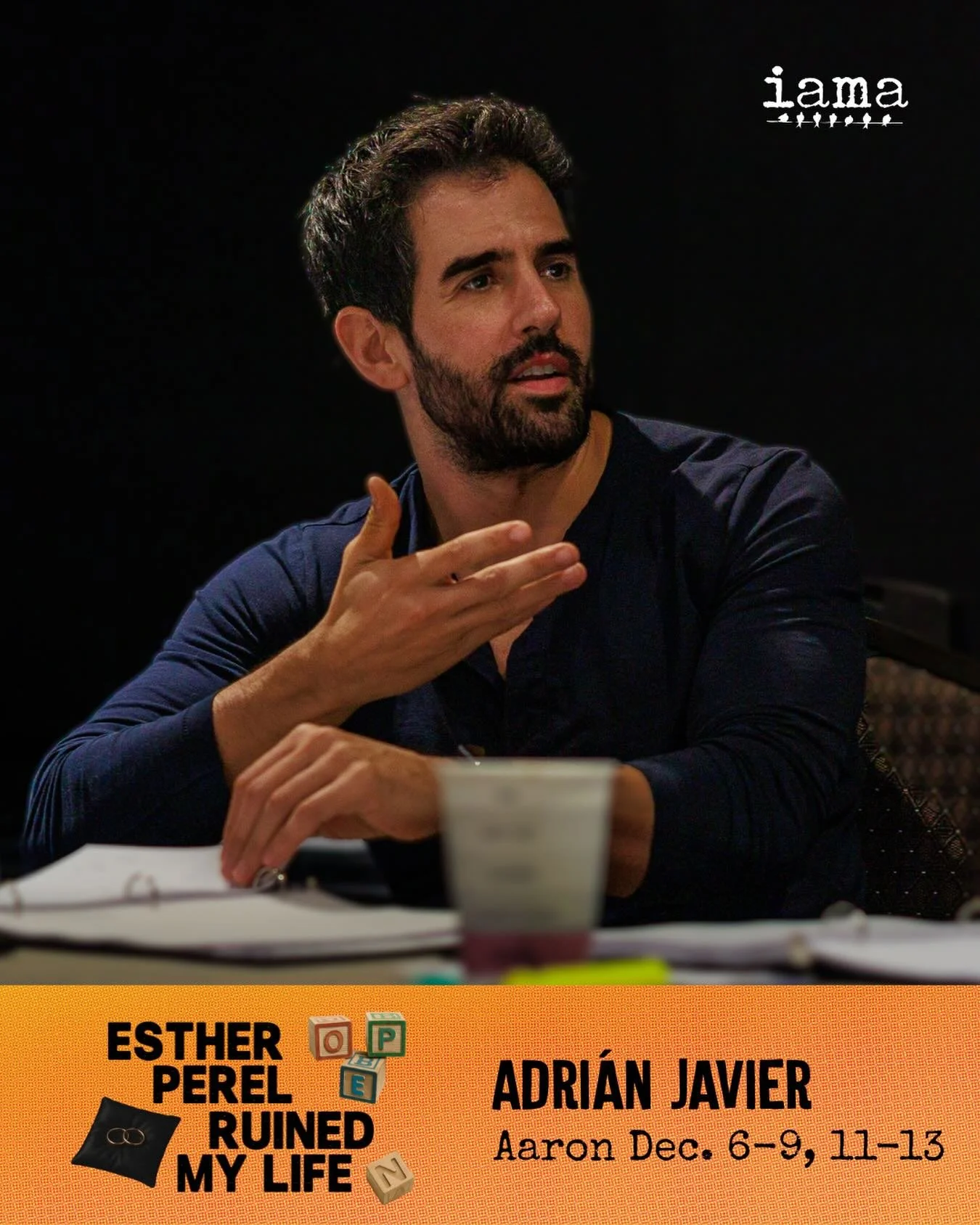🫶 Hey, Adri&aacute;n Javier*! Be sure to catch him in ESTER PEREL RUINED MY LIFE December 6-9 and 11-13, 2025 at Atwater Village Theatre.

🎟️ Tickets @&nbsp;#LinkInBio

*IAMA Ensemble Member