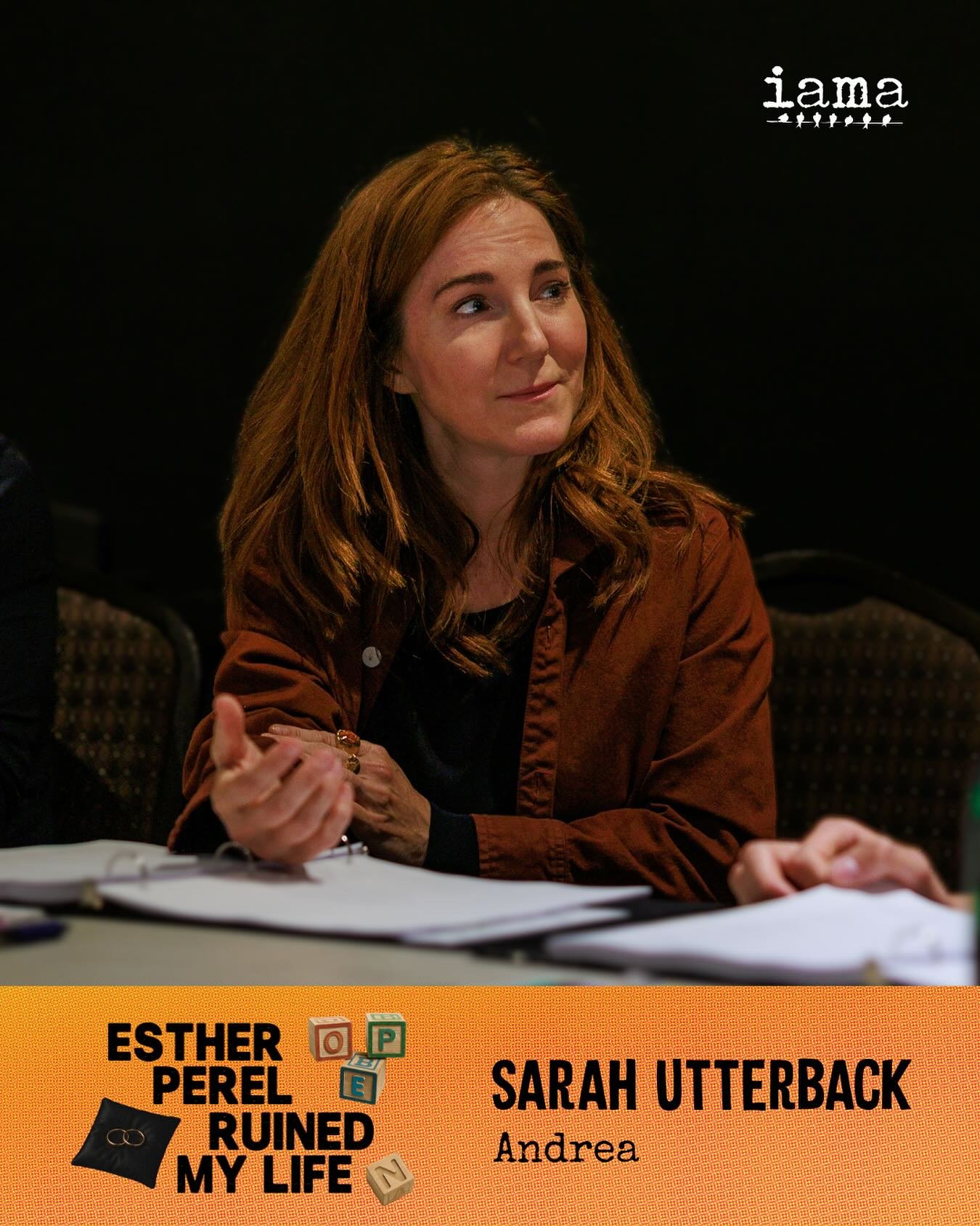 🫶 Say hello to Sarah Utterback*! You won&rsquo;t want to miss her in ESTER PEREL RUINED MY LIFE playing December 6-15, 2025 at Atwater Village Theatre.

Nine shows only! Get your tickets now:
🎟️ @&nbsp;#LinkInBio

*IAMA Ensemble Member