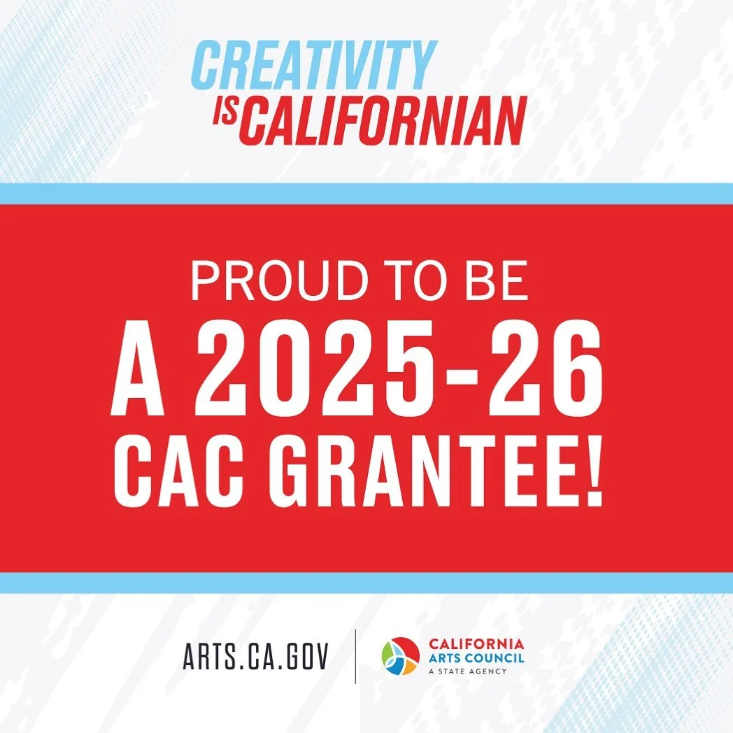 We are honored to be among the recipients of the California Arts Council grants! This funding will help us continue our mission of cultivating new voices, creating new works that push boundaries and take risks, and building an inclusive community tha