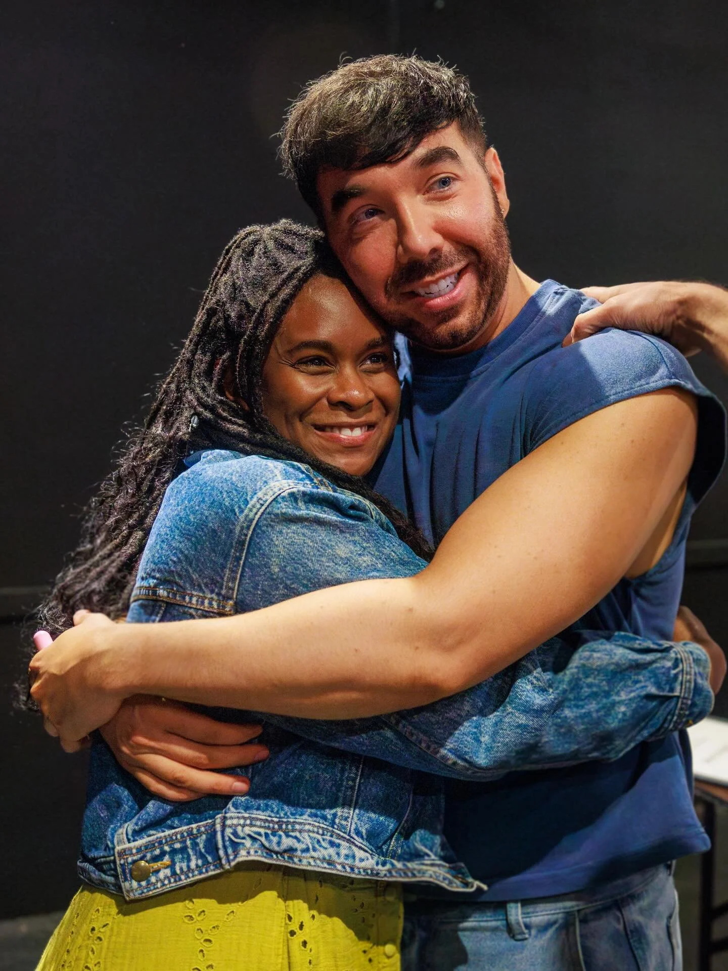 🫶 So much IAMA Ensemble love at the first rehearsal of FOURSOME: written by and starring ensemble member Matthew Scott Montgomery, directed by director of the ensemble Tom DeTrinis, featuring ensemble member Adri&aacute;n Javier, co-sound design by 