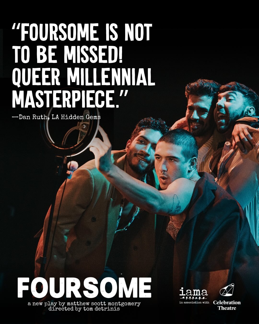 &ldquo;FOURSOME is not to be missed!&rdquo; Thanks LA Hidden Gems! Only a few tickets remain for this weekend 🎟️ FOURSOME must close March 28. Get your tickets @ #LinkInBio