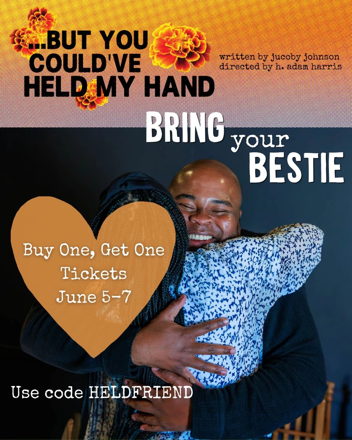 🫶 Celebrate friendship with a little gift! Get buy one, get one tickets this weekend only with code HELDFRIEND. Call your bestie, this offer expires Wednesday at 11:59PM!