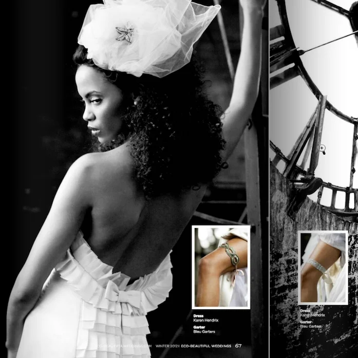 Bleu Garters Press Bleu Garters Unique Wedding Garters