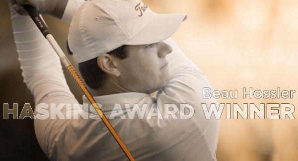 Beau Hossler wins Haskins award. Click Here to watch a video.