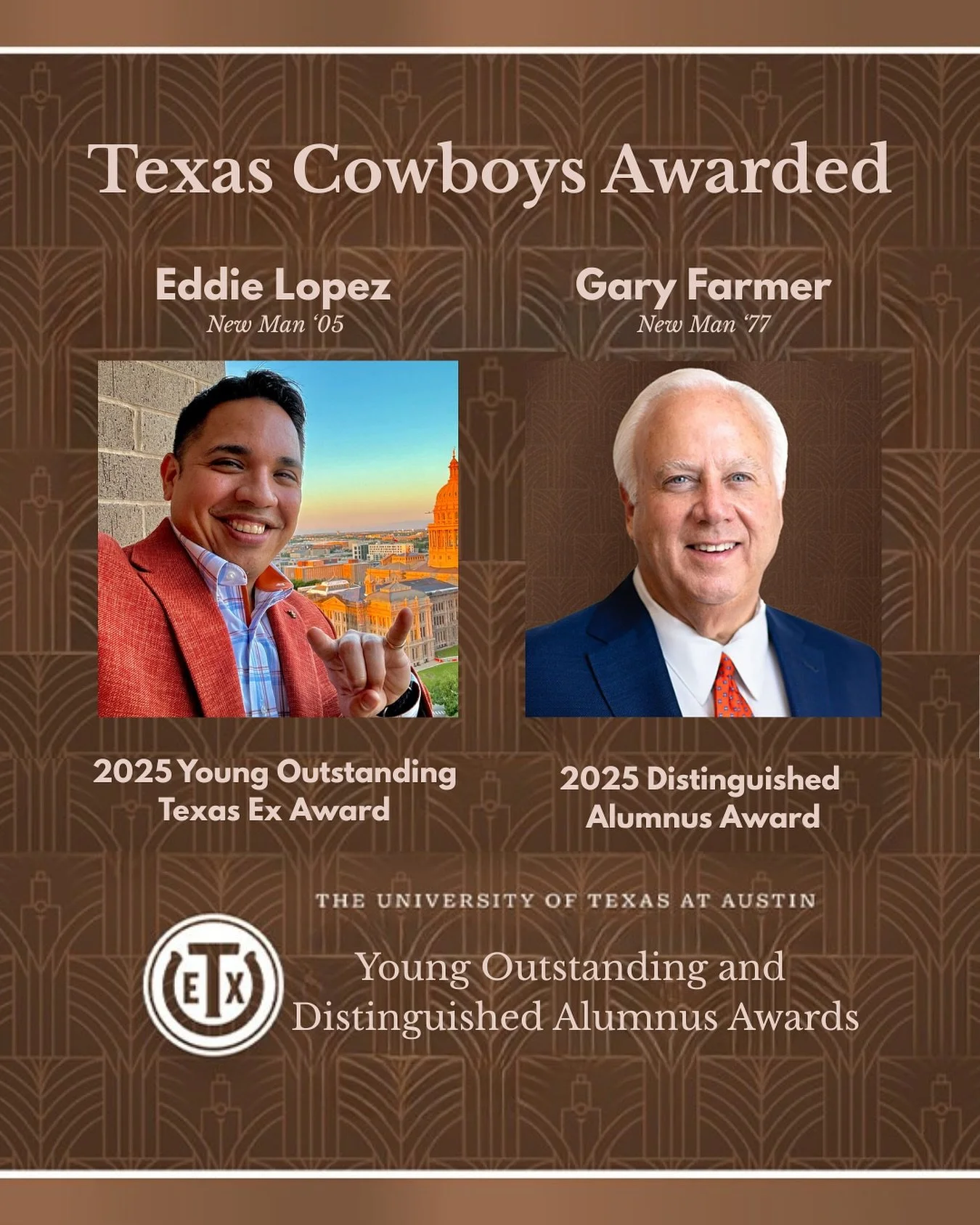 Congratulations Texas Cowboys on receiving this honor from the Texas Exes!!! 🤘