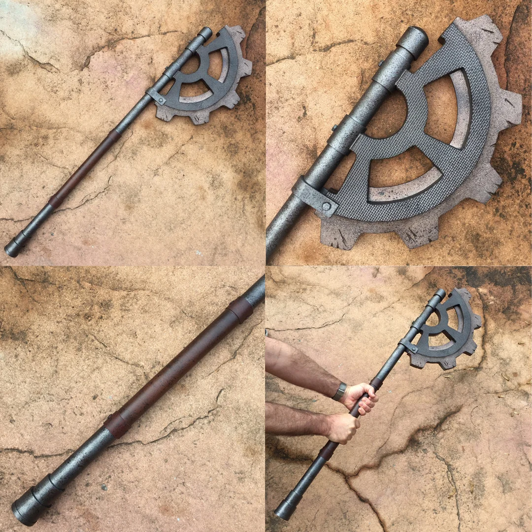 Steampunk Battle Axe