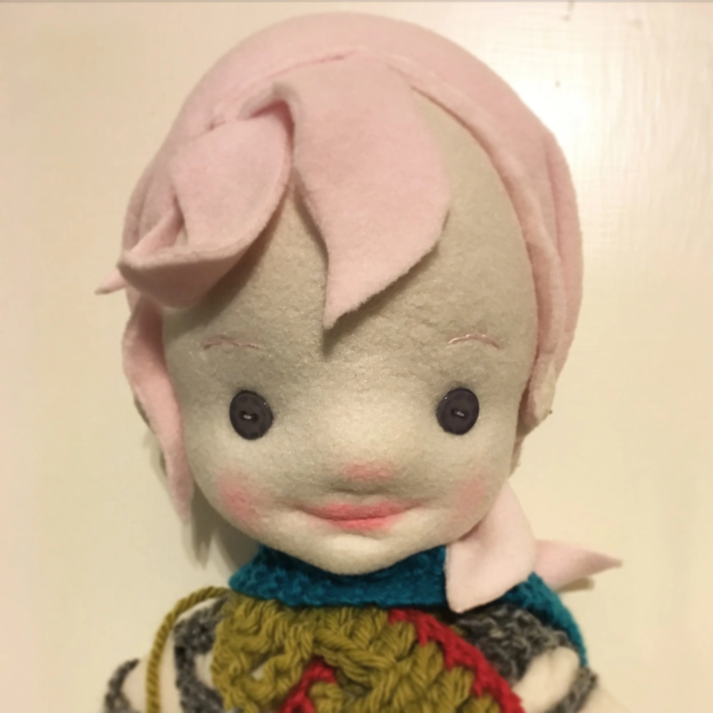 Fiber Art Child Fairy
